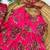 Magenta poly rayon paisley digital printed set for girls kid