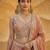 Women's Rust Chiffon Beads with Embroidered Lehenga Choli with Dupatta