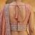 Women's Rust Chiffon Beads with Embroidered Lehenga Choli with Dupatta