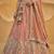 Women's Rust Chiffon Beads with Embroidered Lehenga Choli with Dupatta