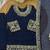 Navy blue faux georgette rich embroidery with sequence work dress set for girls kids