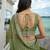 Women's Pista Chiffon Beads with Embroidered Lehenga Choli with Dupatta