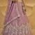 Women's Pink Chiffon Beads with Embroidered Lehenga Choli with Dupatta