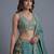 Women's Sea green Tissue Beads with Embroidered Lehenga Choli with Dupatta