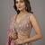 Women's Pink Tissue Beads with Embroidered Lehenga Choli with Dupatta