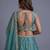 Women's Sea green Tissue Beads with Embroidered Lehenga Choli with Dupatta