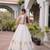 White Roman Kutchi Gamthi Work Blouse With Gota Work Flared Lehenga