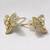 Butterfly stud earrings with pearls and crystals, elegant statement jewelry