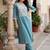 Women Ethnic Motifs Embroidered Regular Thread Work Kurta with Trousers