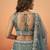 Women's Peacock Blue Tissue Moti with Embroidered Lehenga Choli with Dupatta