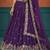 Women's Purple Georgette Sequince Embroidered Lehenga Choli with Dupatta