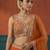 Women's Orange Georgette Sequince Embroidered Lehenga Choli with Dupatta
