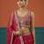 Women's Hot Pink Georgette Sequince Embroidered Lehenga Choli with Dupatta