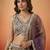 Women's Shade of Purple Tissue Moti with Embroidered Lehenga Choli with Dupatta