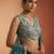 Women's Shade of Teal Tissue Moti with Embroidered Lehenga Choli with Dupatta