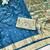 firozi zari woven paithani silk blend traditional saree with swarovski blouse piece