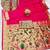 rani zari woven paithani silk blend traditional saree with swarovski blouse piece