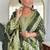 Ethnic Motifs Embroidered Regular Sequinned Kurta with Trousers & With Dupatta
