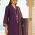 Women Ethnic Motifs Printed Regular Thread Work Kurta with Trousers & With Dupatta