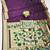 wine zari woven paithani silk blend traditional saree with swarovski blouse piece