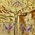 gold zari woven paithani silk blend traditional saree with swarovski blouse piece