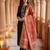 Women Embroidered Regular Sequinned Kurta with Trousers & With Dupatta