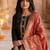 Women Embroidered Regular Sequinned Kurta with Trousers & With Dupatta