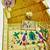 gold zari woven paithani silk blend traditional saree with swarovski blouse piece