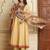 Women Ethnic Motifs Printed Regular Thread Work Pure Cotton Kurta with Trousers & With Dupatta