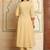 Women Ethnic Motifs Printed Regular Thread Work Pure Cotton Kurta with Trousers & With Dupatta