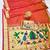 gajri zari woven paithani silk blend traditional saree with swarovski blouse piece