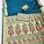 firozi zari woven paithani silk blend traditional saree with swarovski blouse piece