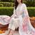 Women Floral Embroidered Regular Thread Work Kurta with Trousers & With Dupatta