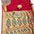 maroon zari woven paithani silk blend traditional saree with swarovski blouse piece