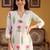 Women Floral Printed Regular Mirror Work Pure Cotton Kurta with Trousers