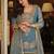 Women Ethnic Motifs Embroidered Regular Thread Work Kurta with Sharara & With Dupatta