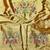 gold zari woven paithani silk blend traditional saree with swarovski blouse piece