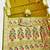 gold zari woven paithani silk blend traditional saree with swarovski blouse piece