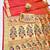 gajri zari woven paithani silk blend traditional saree with swarovski blouse piece