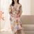 Women Floral Printed Regular Pure Cotton Kurta with Trousers