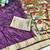 wine zari woven paithani silk blend traditional saree with swarovski blouse piece
