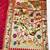 maroon zari woven paithani silk blend traditional saree with swarovski blouse piece