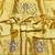 yellow zari woven paithani silk blend traditional saree with swarovski blouse piece