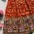 Pure viscose  silk blend  with embroidery border kids gown