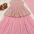 Pink Embroidered Sleeveless Kurta Lehenga and Dupatta set