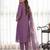 Women Floral Embroidered Regular Thread Work Liva Kurta with Trousers & With Dupatta