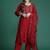 Women Floral Embroidered Thread Work Kurta with Trousers & With Dupatta