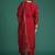 Women Floral Embroidered Thread Work Kurta with Trousers & With Dupatta