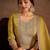 Floral Yoke Design Thread Work Straight Kurta
