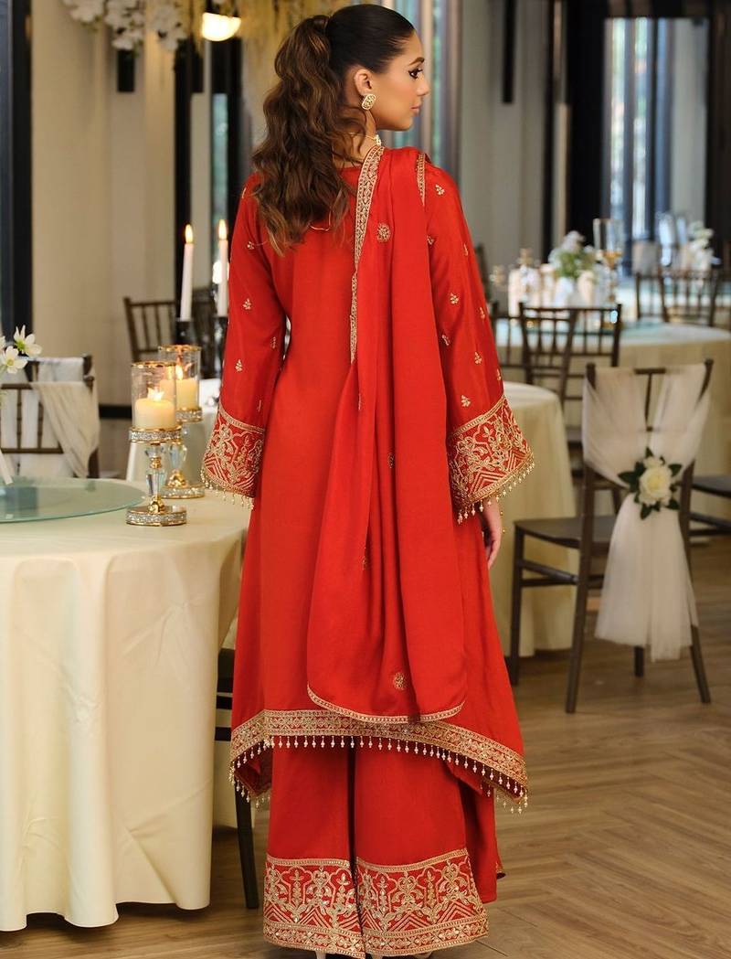 Women Ethnic Motifs Embroidered Regular Mirror Work Kurta with Palazzos & With Dupatta